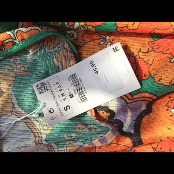 Zara collection Sheer coverup NWT small - Picture 3 of 7